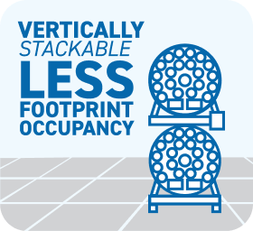 vertically stackable